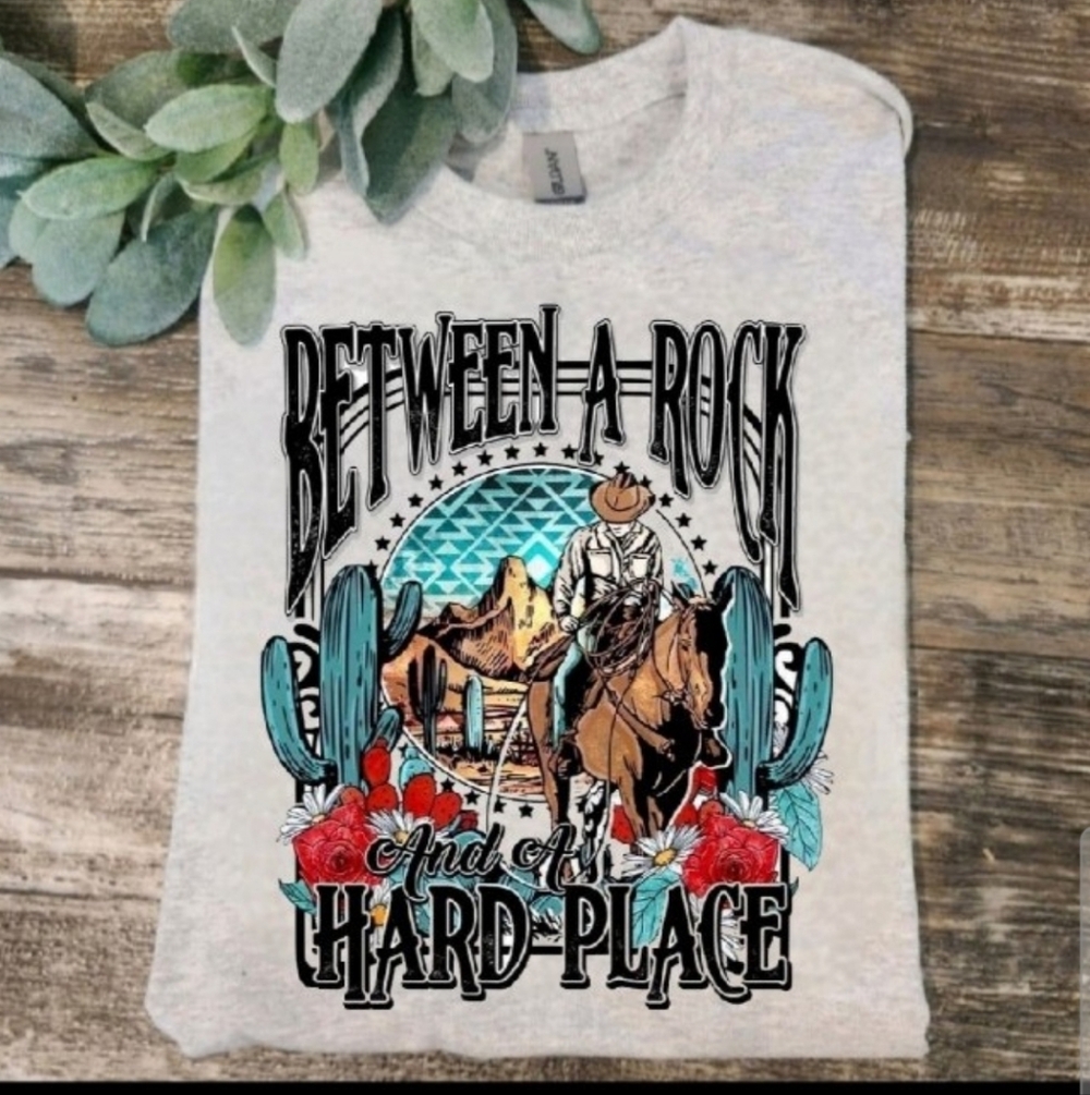 Bailey Zimmerman shirt country music popular Rock And Hard Place western print